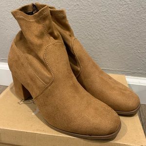 Tan Sock Boots - Never Worn